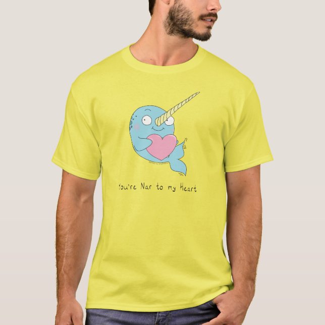 Camiseta Narwhal Cute Personalizado (Anverso)