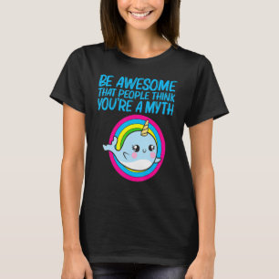 Camiseta Narwhal De Guay Para Hombres Mujeres Arcoiris Tusk
