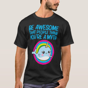 Camiseta Narwhal De Guay Para Hombres Mujeres Arcoiris Tusk