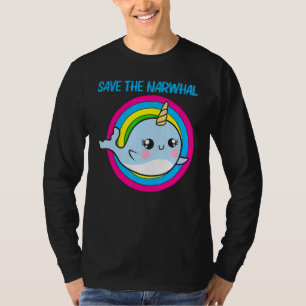 Camiseta Narwhal De Guay Para Hombres Mujeres Arcoiris Tusk
