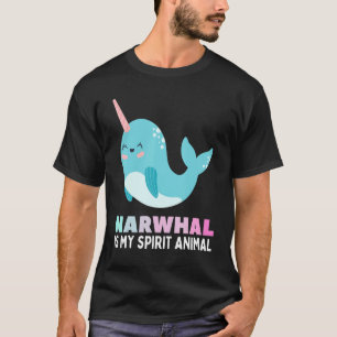 Camiseta Narwhal es mi espíritu Animal Narwhals Boys Chicas