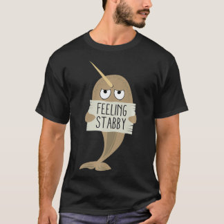Camiseta Narwhal Feeling Stabby Premium _1