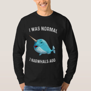 Camiseta Narwhal Gracioso Para Hombres Mujeres Mar Océano D