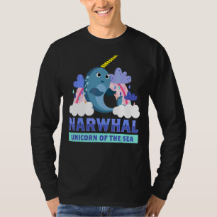 Camiseta Narwhal I Unicorn Del Mar I Unicorn Whale Sea W