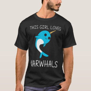 Camiseta Narwhal Para Chicas Niños Narwhale Narwhal Tusk