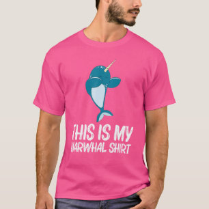Camiseta Narwhal Para Hombres Mujeres De Pesca De Unicornio