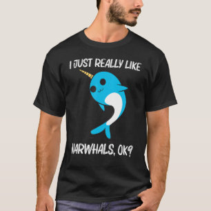 Camiseta Narwhal Para Hombres Mujeres Narwhale Narwhal Tusk