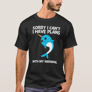 Camiseta Narwhal Para Hombres Mujeres Narwhale Narwhal Tusk