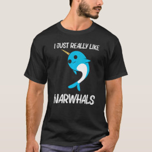 Camiseta Narwhal Para Hombres Mujeres Narwhale Narwhal Tusk