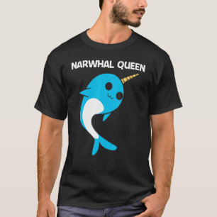 Camiseta Narwhal Para Mujeres Mamá Narwhale Narwhal Tusk