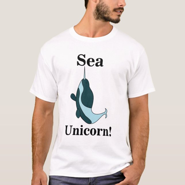 Camiseta Narwhal Sea Unicorn Funny (Anverso)