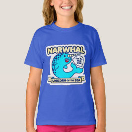 Camiseta Narwhal Unicorn Del Mar