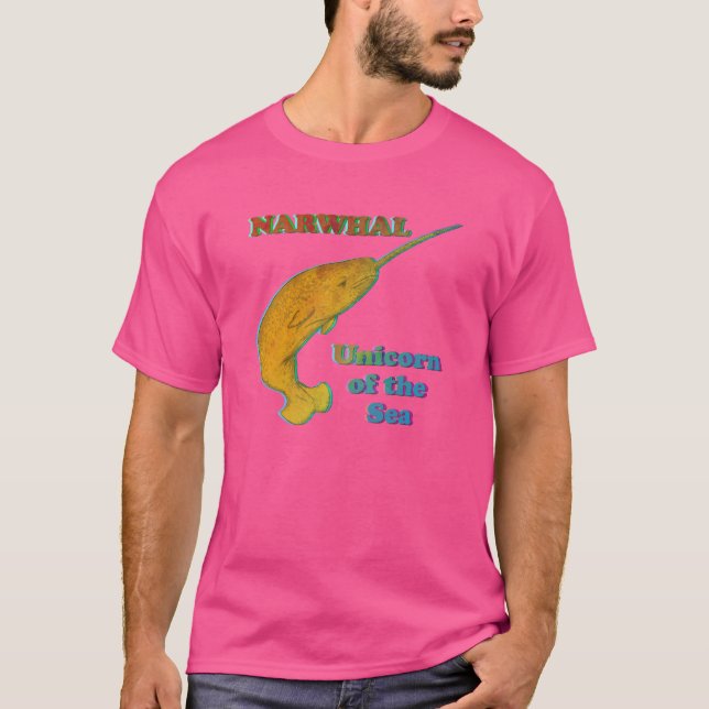Camiseta Narwhal - Unicornio del mar (Anverso)