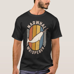 Camiseta Narwhal Whisperer Vintage Classic Retro Animal Lov