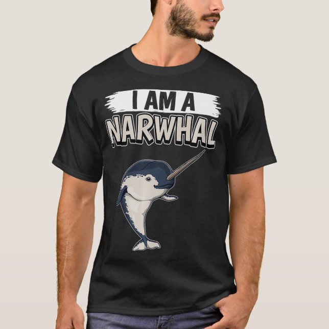 Camiseta Narwhals Cita Narwhale Yo Soy Un Narwhal Premium (Anverso)