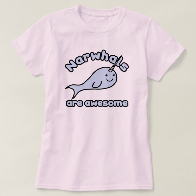 Camiseta Narwhals es impresionante (Diseño del anverso)