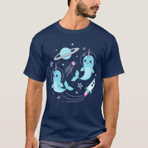 Camiseta Narwhals espaciales