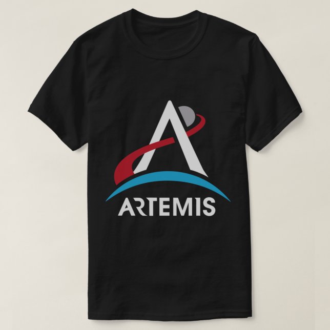 Camiseta NASA Artemis Program Logo Mars 2024 Space Astronau (Diseño del anverso)