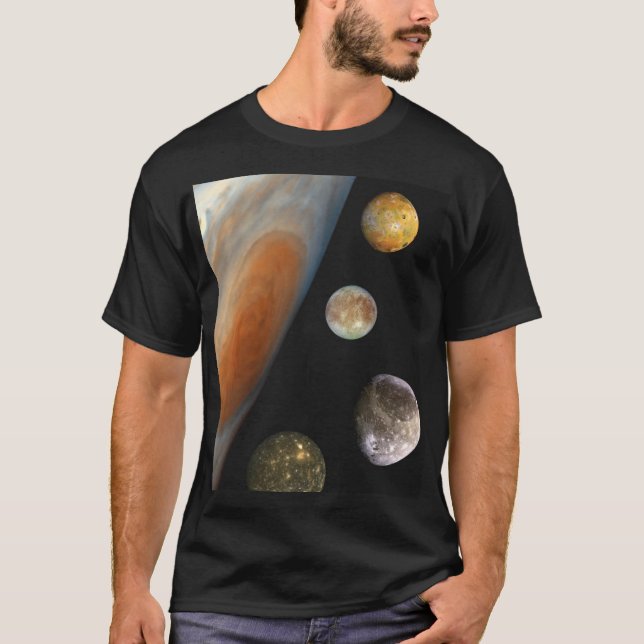Camiseta NASA/el sistema joviano (Anverso)
