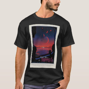 Camiseta Nasa Jpl Exoplanet Travel Bureau Trappist-1E (8K R