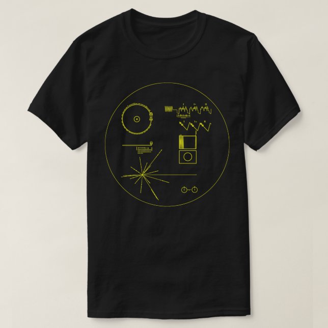 Camiseta NASA Voyager Golden Record , Science  (Diseño del anverso)