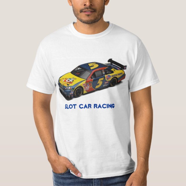 Camiseta Nascar #5 Slot Car Racing T-Shirt (Anverso)