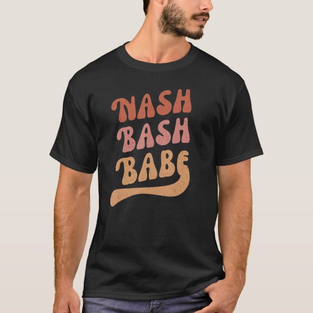 Camiseta Nash Bash Babe Favor de Fiesta de Soltera Linda Na (Anverso)