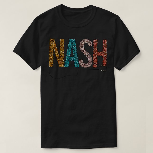Camiseta Nash Guitar (Diseño del anverso)
