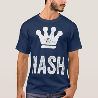 Camiseta Nash the King Crown y el diseño de nombres para lo
