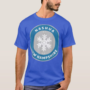 Camiseta Nashua New Hampshire NE Winter Nieve Sowflake Souv