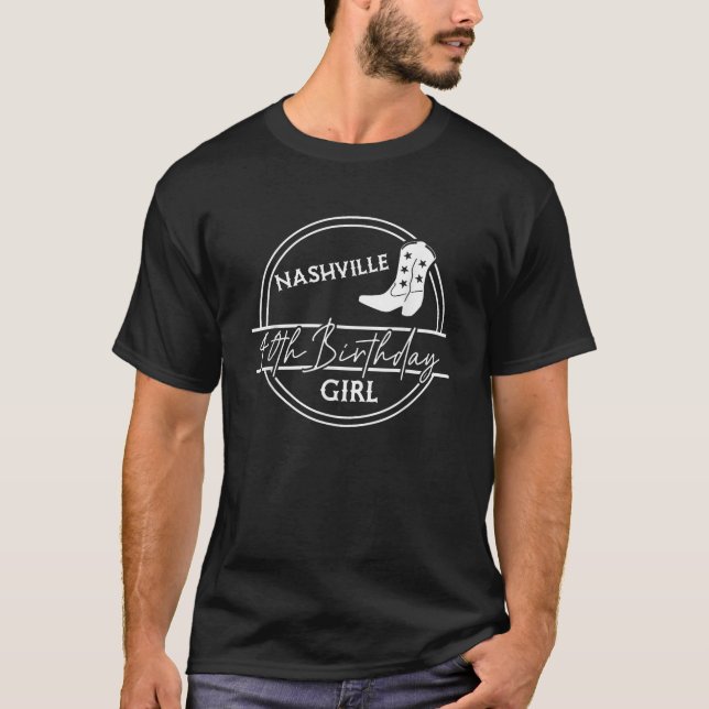 Camiseta Nashville 40th Birthday Crew Nashville 40th Birthd (Anverso)