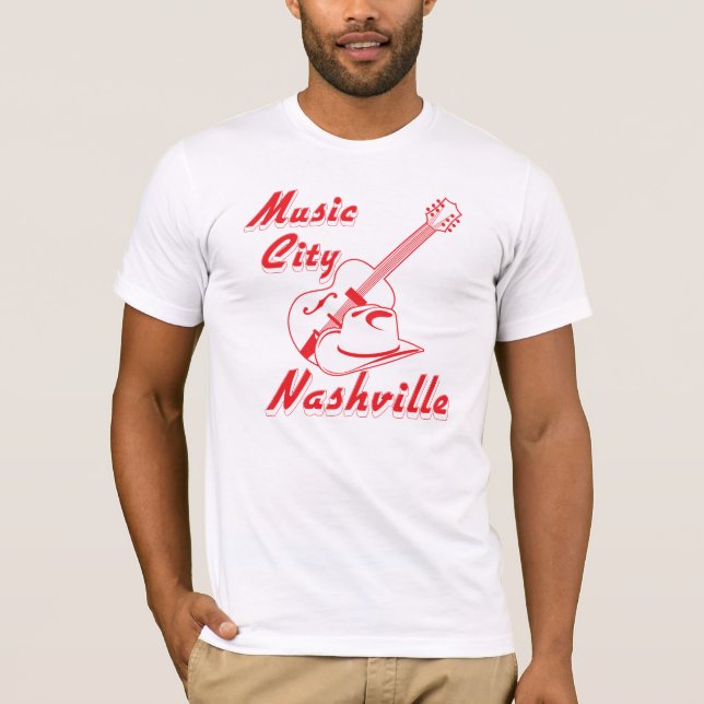 Camiseta Nashville. Ciudad de la música (Anverso)