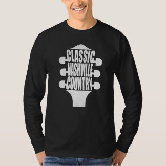 Camiseta Nashville Classic Country Music Tennessee Guitar P