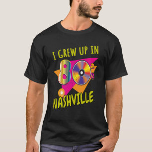 Camiseta Nashville de los 80 nacido divertido amor de los o