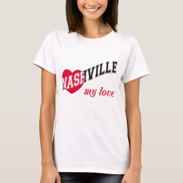 Camiseta Nashville mi amor (Anverso)
