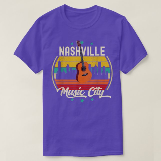 Camiseta Nashville Music City Nashville Country Music Nashv (Diseño del anverso)