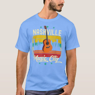 Camiseta Nashville Music City Nashville Música Country Nash