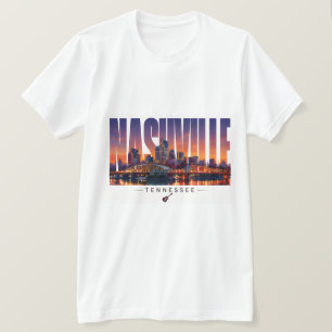 Camiseta Nashville Tennessee Frente del Río Viaje