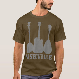 Camiseta Nashville Tennessee Guitar Player Country Music Ci