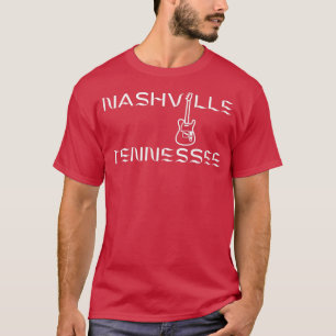 Camiseta Nashville Tennessee Guitar Premium