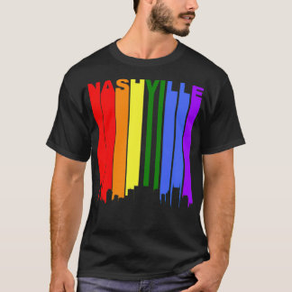 Camiseta Nashville Tennessee Rainbow LGBT Orgullo gay eleph