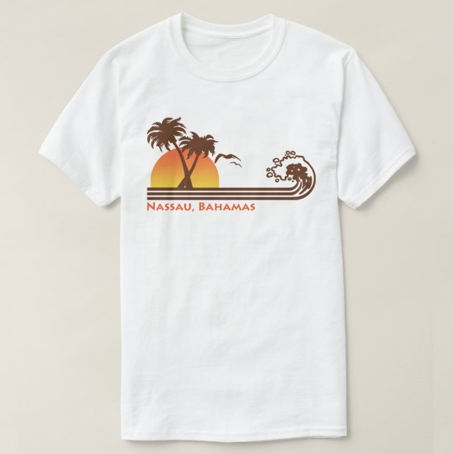 Camiseta Nassau Bahamas (Diseño del anverso)