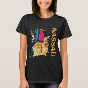 Camiseta Nassau Bahamas Playa Palma Atardecer Viaje
