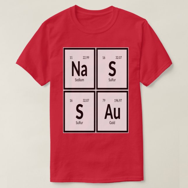 Camiseta Nassau de los elementos (Diseño del anverso)