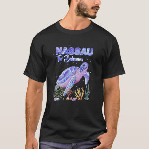 Camiseta Nassau Mujeres Las Bahamas Tortuga Marina Snorkel