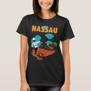 Camiseta Nassau Noche Tropical Vibra Isla Viaje