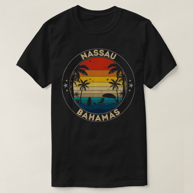 Camiseta Nassau Souvenir Bahamas Recordatorio (Diseño del anverso)