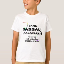 Camiseta Nassau Vivimus Carib. Mar de crucero Siren Gradi.