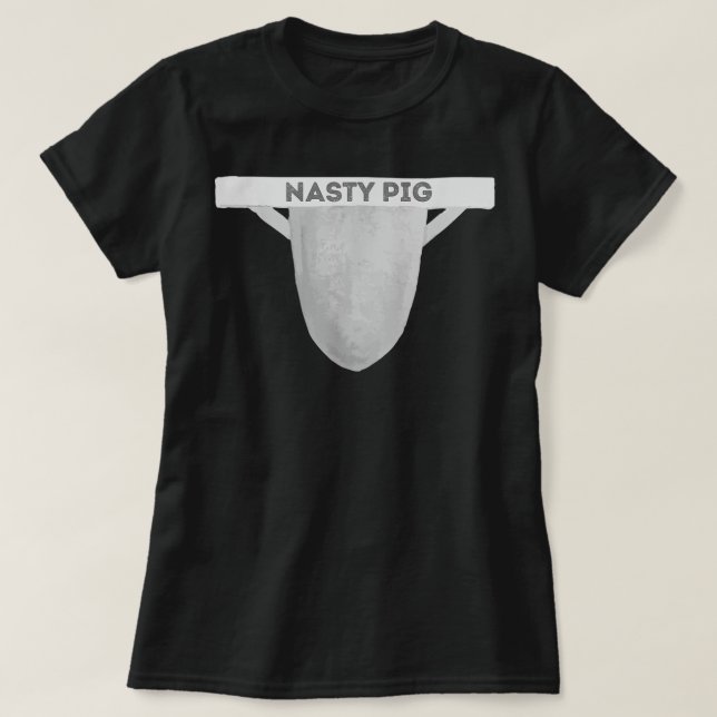 Camiseta Nasty Pig Jock Strap Men Gay Pride Awareness LGBTQ (Diseño del anverso)