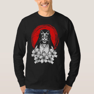 Camiseta Nat japonés de la bandera japonesa Sakura Cherry B